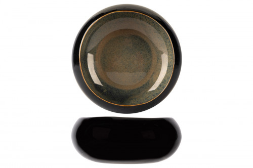 Bol rond noir porcelaine Ø 16 cm Bogota Proof